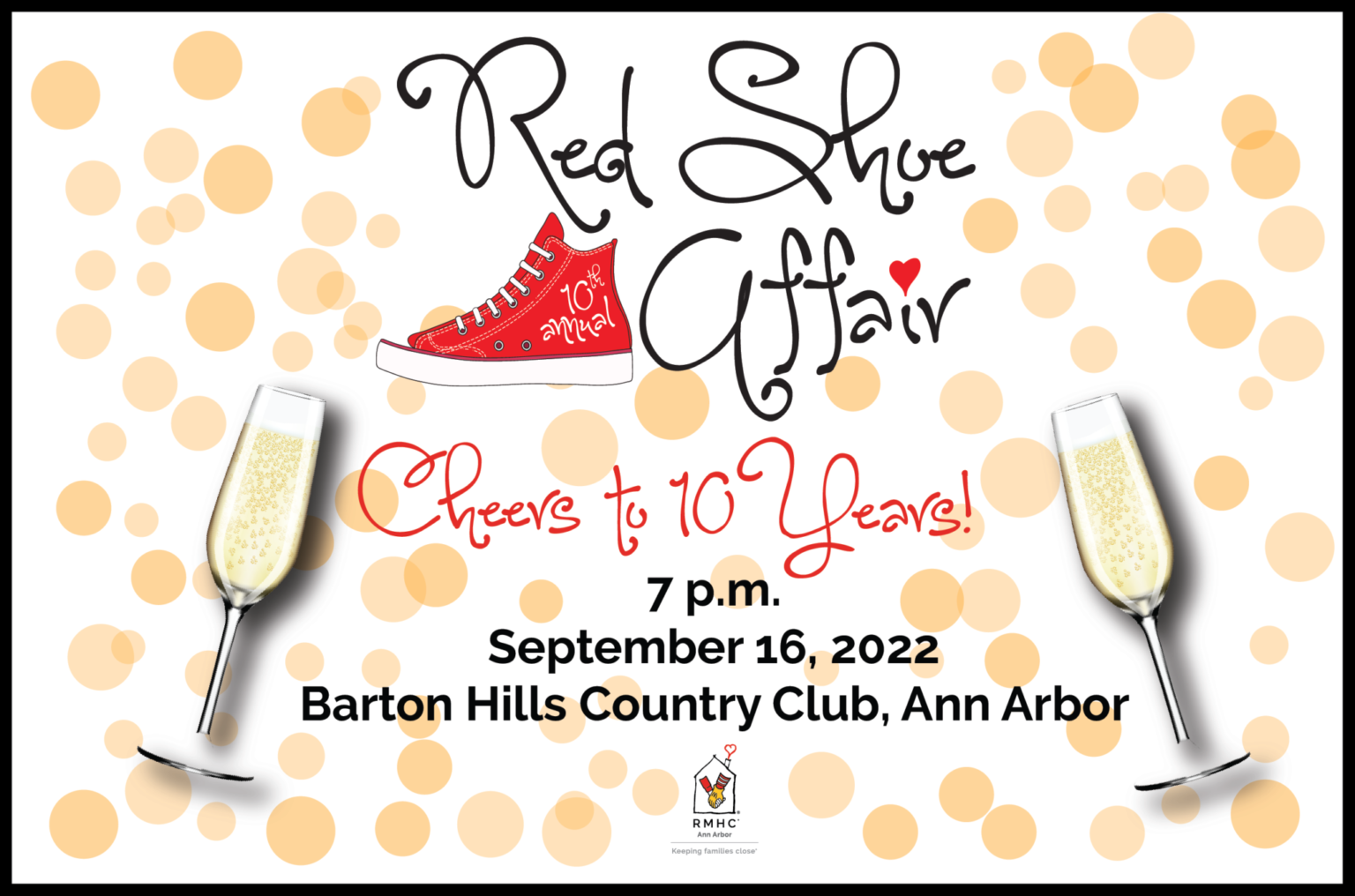 10th Annual Red Shoe Affair: Cheers to 10 Years! - RMHC Ann Arbor